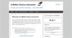 Desktop Screenshot of better-limousines.com