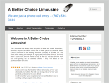 Tablet Screenshot of better-limousines.com